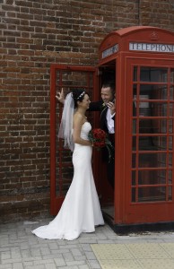 Bride and Groom – Phone Box