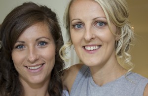 Bride and Bridesmaid