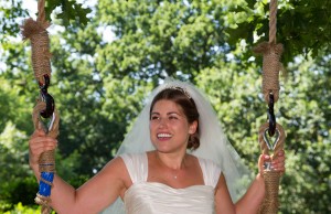 Bride on Swing
